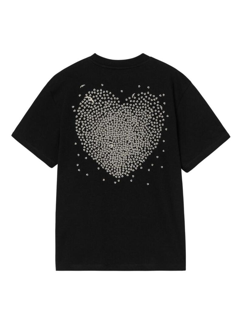 Maglietta Carhartt Heart nera per donna