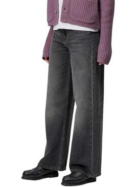 Pantaloni in denim Carhartt Jane neri da donna