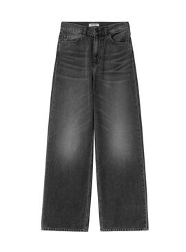 Pantaloni in denim Carhartt Jane neri da donna