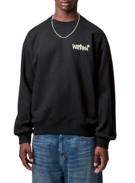 Felpa Carhartt Wiptopia nera per uomo