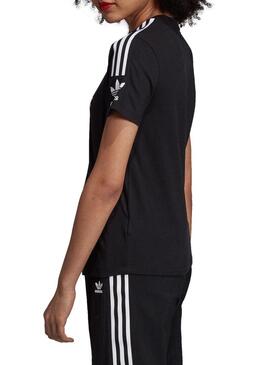 T-Shirt Adidas 3 bande nere per Donna