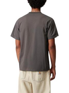 Maglietta Carhartt Script grigia per uomo