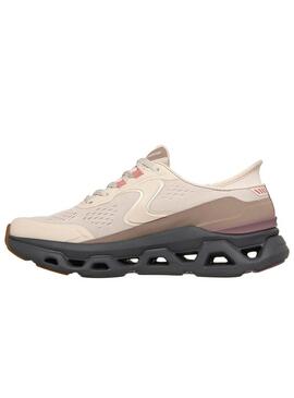 Sneakers Skechers Glide Step rosa per donna