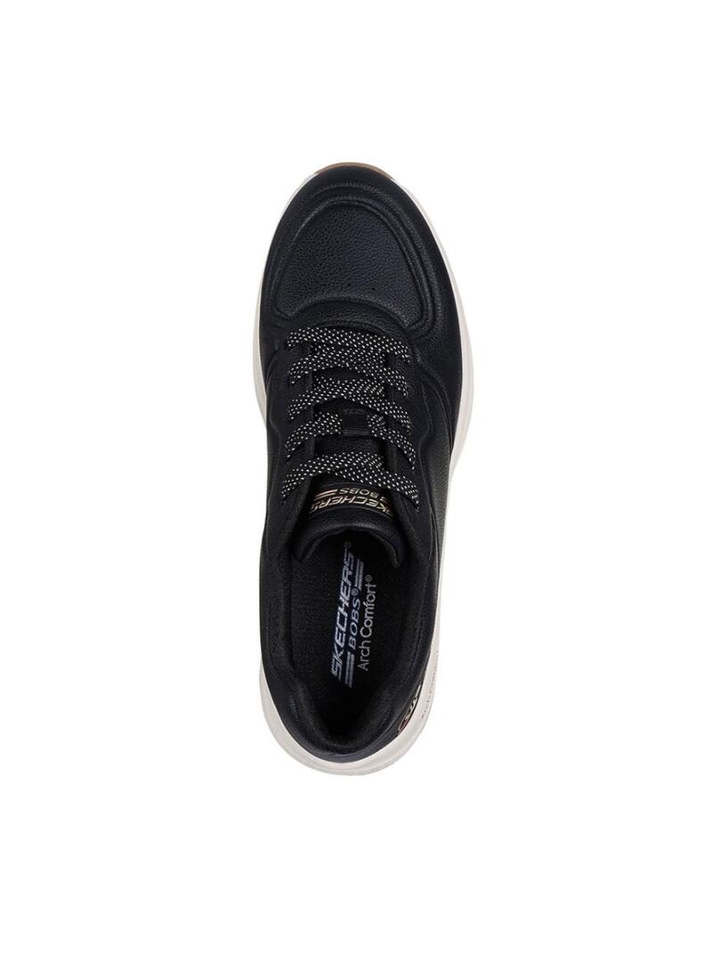 Scarpe Skechers Arch Bobs nere per donna