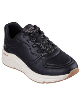 Scarpe Skechers Arch Bobs nere per donna