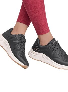 Scarpe Skechers Arch Bobs nere per donna