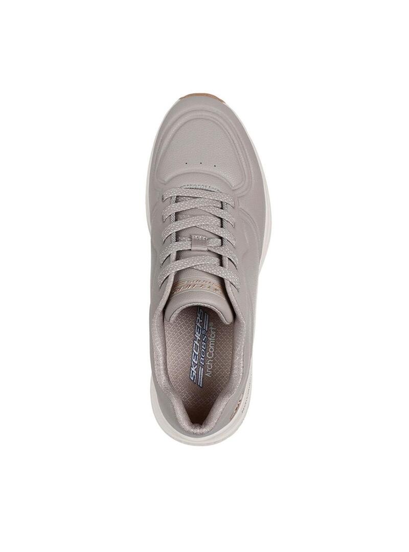 Scarpe Skechers Arch Bobs grigie per donna