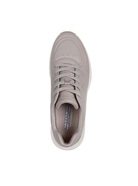 Scarpe Skechers Arch Bobs grigie per donna