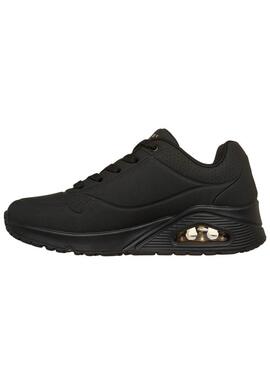 Scarpe Skechers Uno nere da donna.