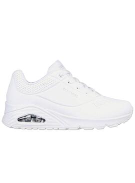 Sneaker Skechers Uno bianche per donna