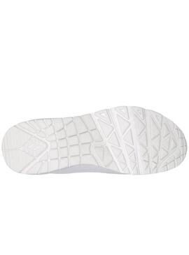 Sneaker Skechers Uno bianche per donna