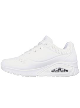 Sneaker Skechers Uno bianche per donna