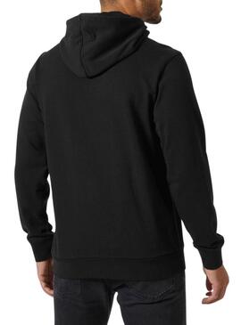 Felpa Helly Hansen con logo nero per uomo.