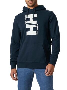 Felpa Helly Hansen Core blu scuro per uomo