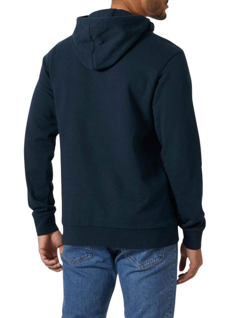 Felpa Helly Hansen Core blu scuro per uomo