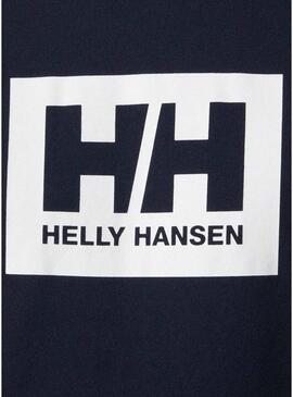 Maglietta Helly Hansen Box blu scuro per uomo