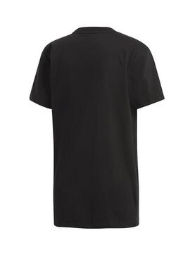 T-Shirt Adidas Trefoil Boyfriend Nero Donna