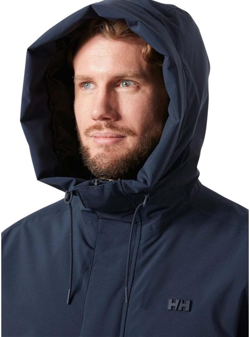 Cappotto Helly Hansen Munich blu per uomo