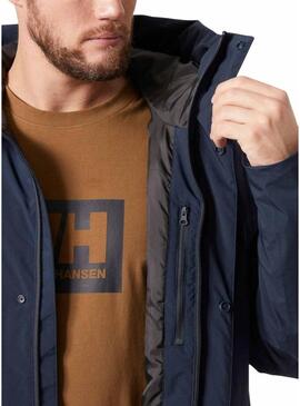 Cappotto Helly Hansen Munich blu per uomo