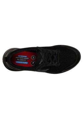 Sneakers Skechers Squad antiscivolo nere per donna