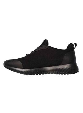 Sneakers Skechers Squad antiscivolo nere per donna