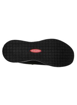 Sneakers Skechers Squad antiscivolo nere per donna