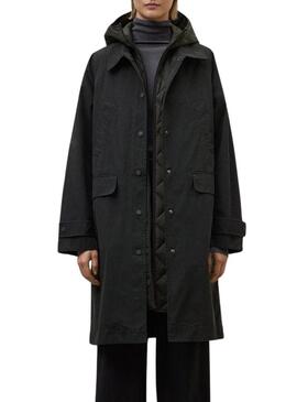 Cappotto Ecoalf Hyden a due pezzi verde per donna