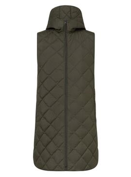 Cappotto Ecoalf Hyden a due pezzi verde per donna