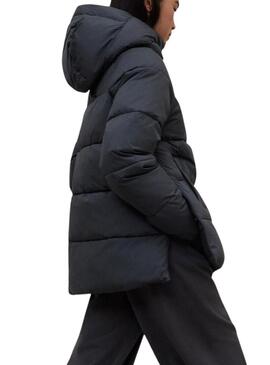 Giacca trapuntata Ecoalf Fuji grigia per donna