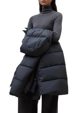 Giacca trapuntata Ecoalf Fuji grigia per donna