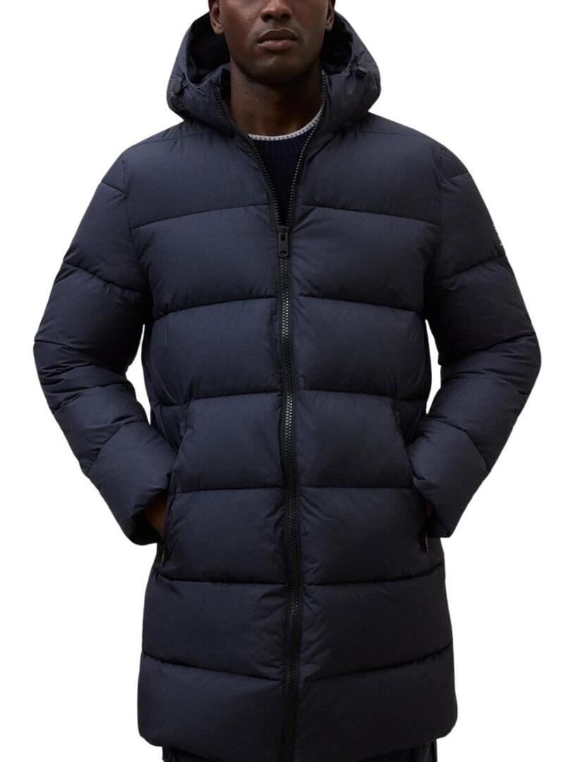 Cappotto trapuntato Ecoalf Vintage blu scuro per uomo