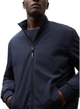Bomber Ecoalf Jaime blu navy per uomo.
