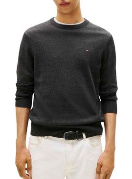 Maglione in cashmere grigio Tommy Hilfiger per uomo