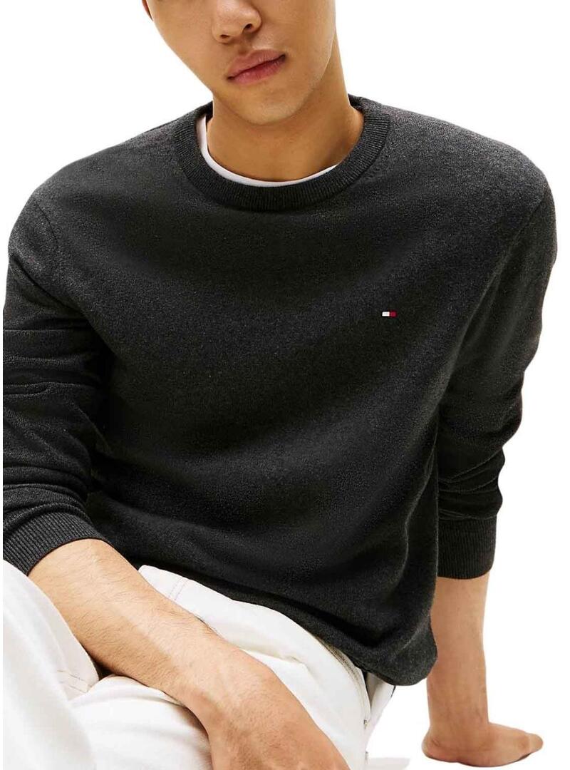 Maglione in cashmere grigio Tommy Hilfiger per uomo