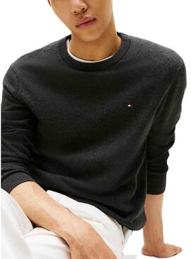 Maglione in cashmere grigio Tommy Hilfiger per uomo