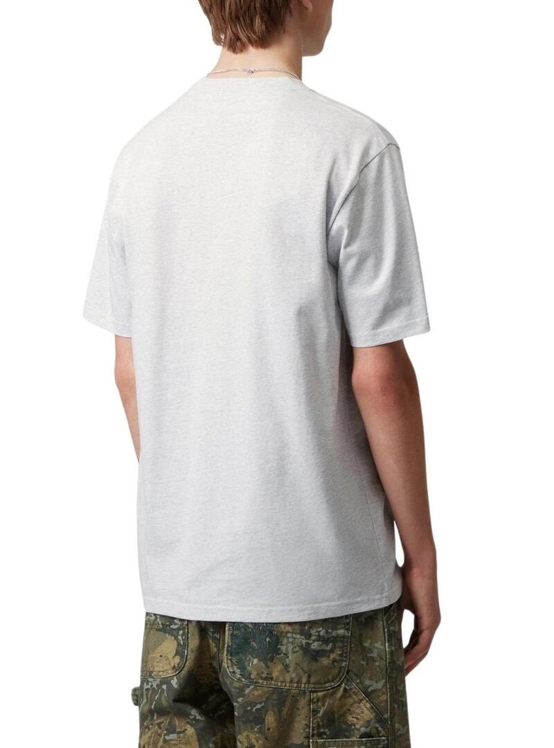 Maglietta Carhartt Script grigia per uomo