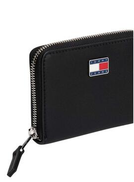 Portafoglio Tommy Jeans Cool nero per donna.