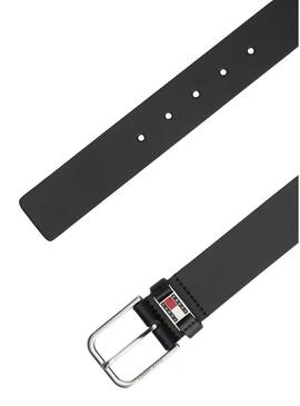 Cintura Tommy Jeans Scanton nera per uomo