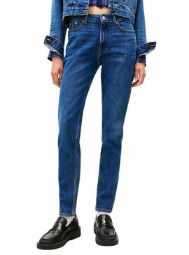 Pantaloni in denim Tommy Jeans Lucy slim per donna