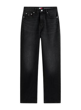 Pantaloni in denim Tommy Jeans Layla neri per donna