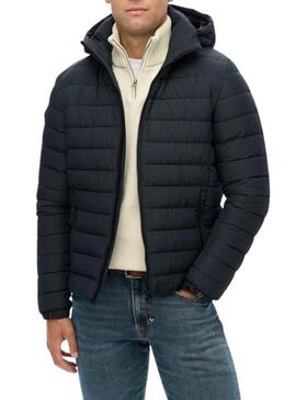 Giacca imbottita Superdry Fuji blu per uomo.