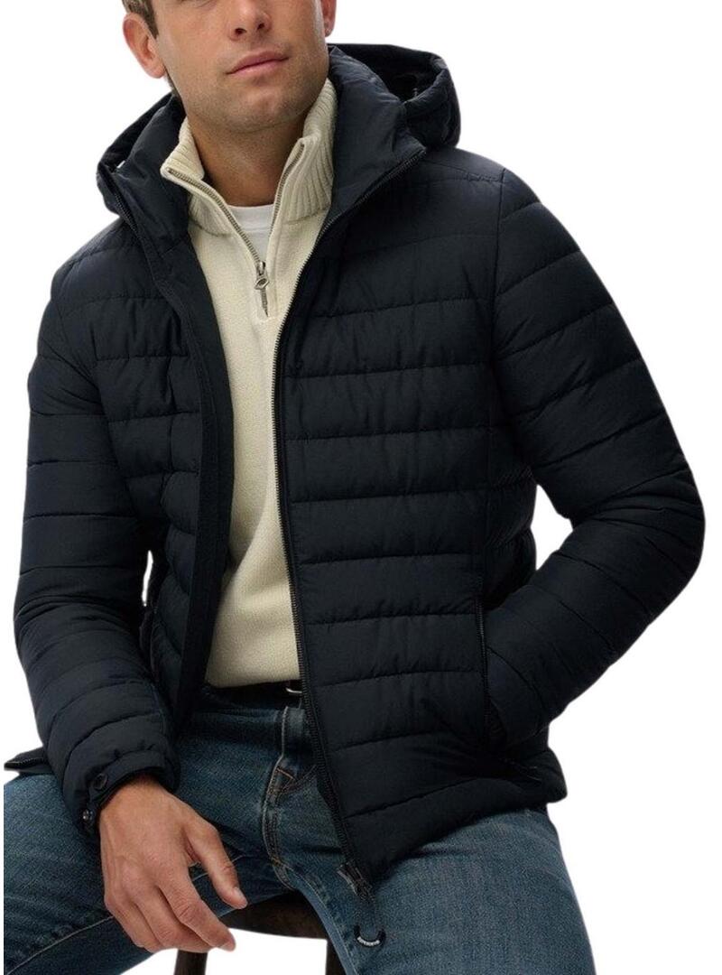 Giacca imbottita Superdry Fuji blu per uomo.