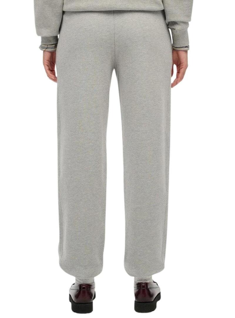 Jogger Superdry Athletic grigio da donna