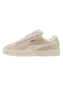 Sneakers Puma Suede XL beige per donna