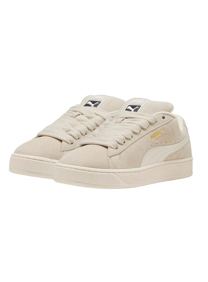 Sneakers Puma Suede XL beige per donna