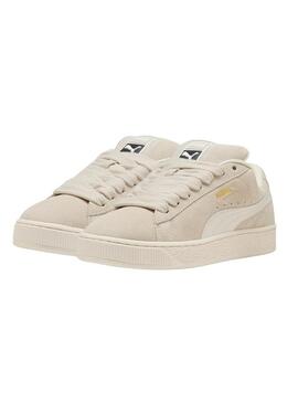 Sneakers Puma Suede XL beige per donna