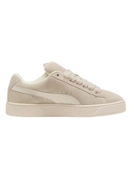 Sneakers Puma Suede XL beige per donna