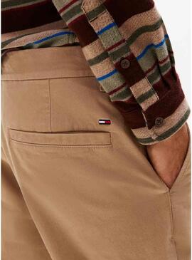 Pantaloni Tommy Jeans Austin color cammello per uomo