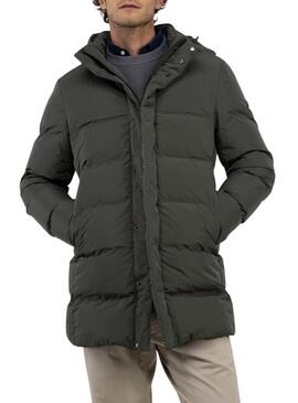 Cappotto imbottito verde El Ganso per uomo