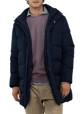 Cappotto imbottito El Ganso blu navy per uomo